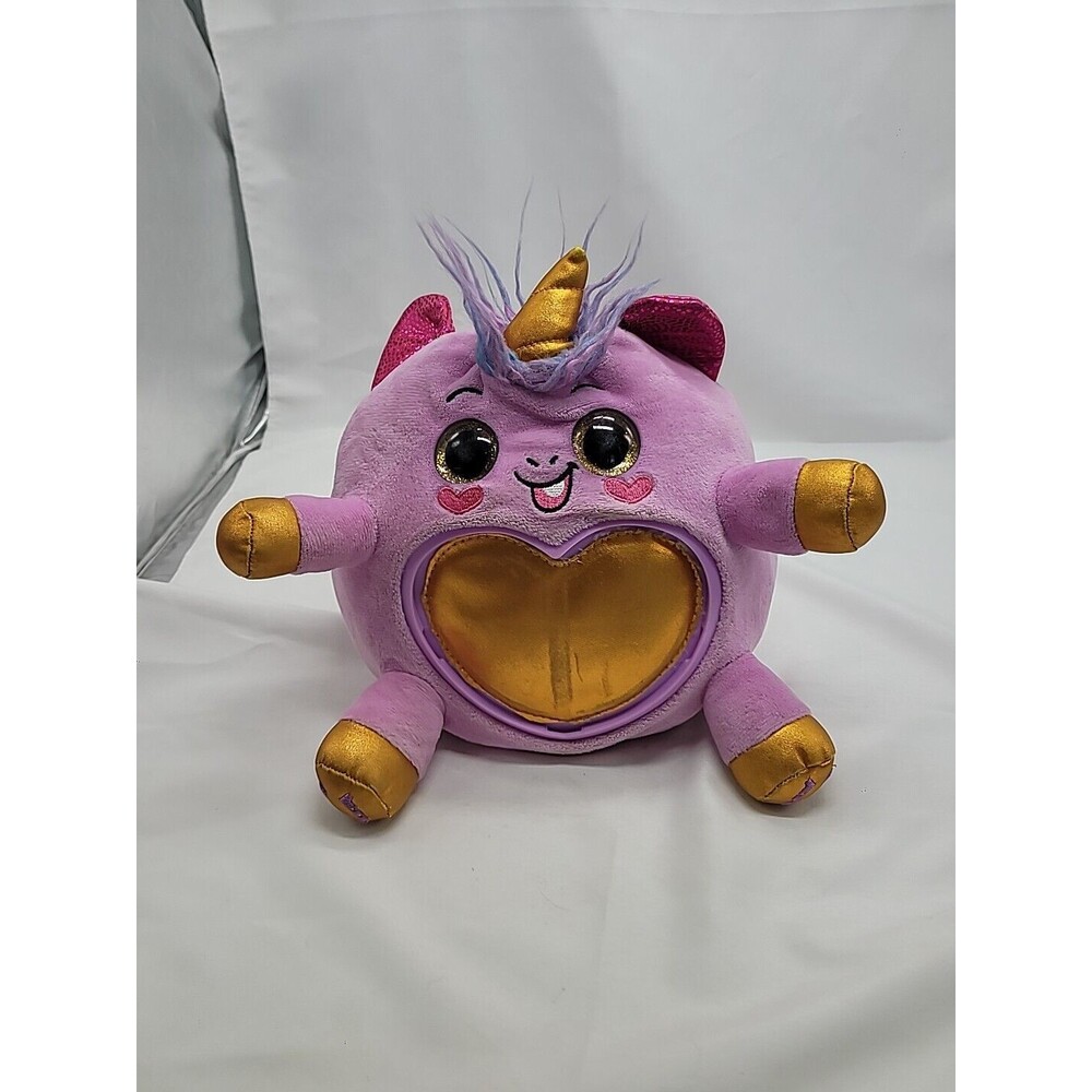 Zuru ~ Rainbocorns Sparkle Heart Surprise Music/DJ Unicorn Wings Plush Read De